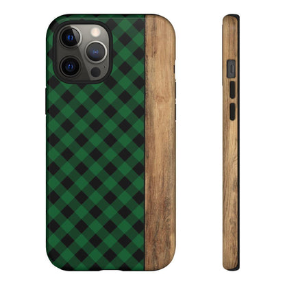 Green Plaid Tough Case
