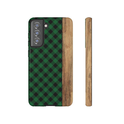 Green Plaid Tough Case