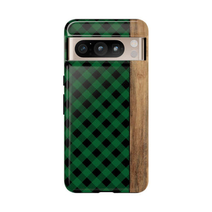 Green Plaid Tough Case