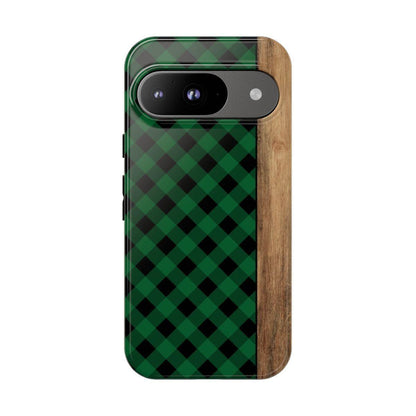 Green Plaid Tough Case