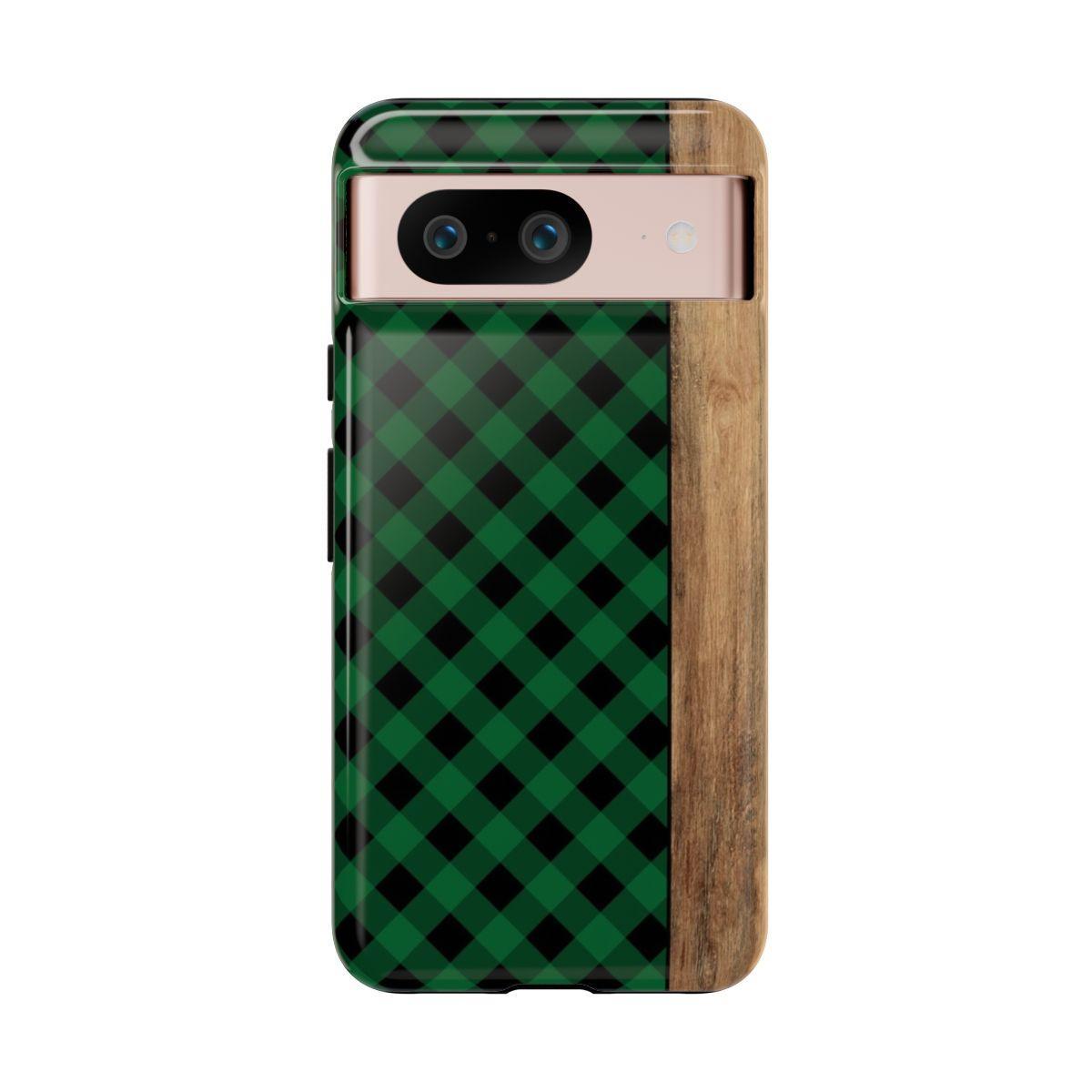 Green Plaid Tough Case