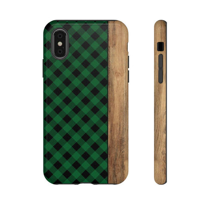 Green Plaid Tough Case