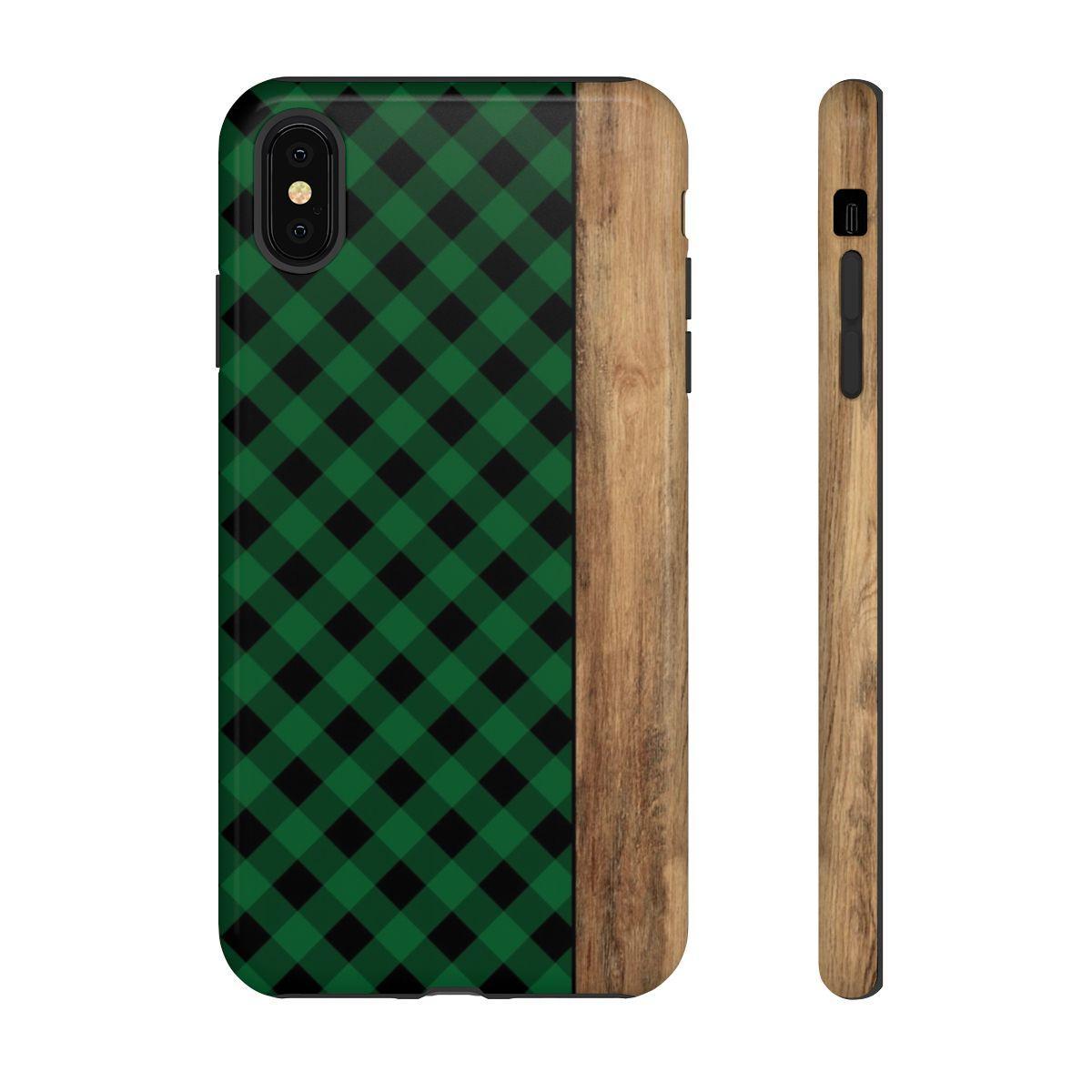 Green Plaid Tough Case