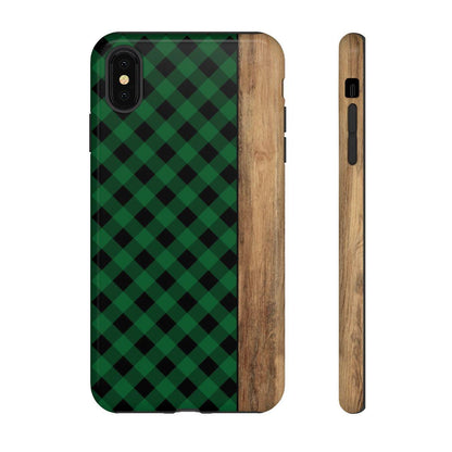 Green Plaid Tough Case