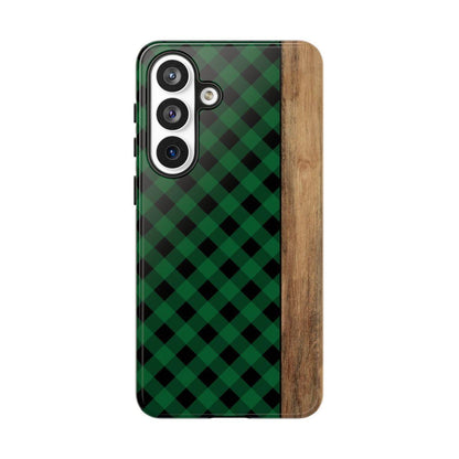 Green Plaid Tough Case