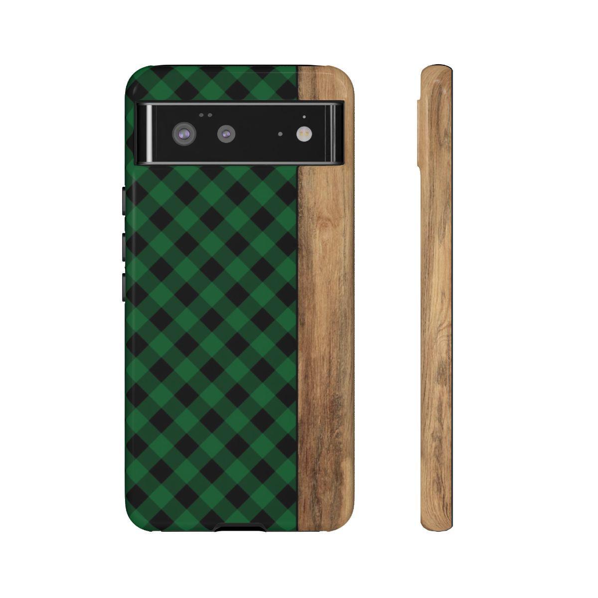 Green Plaid Tough Case