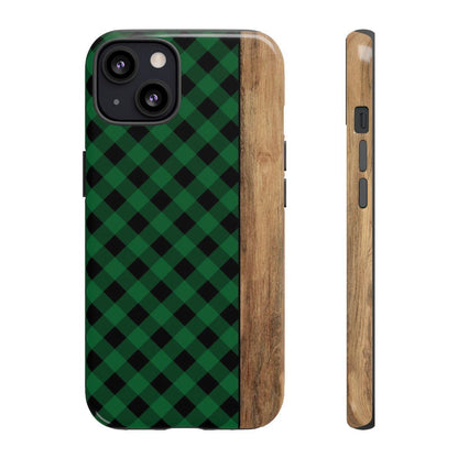 Green Plaid Tough Case
