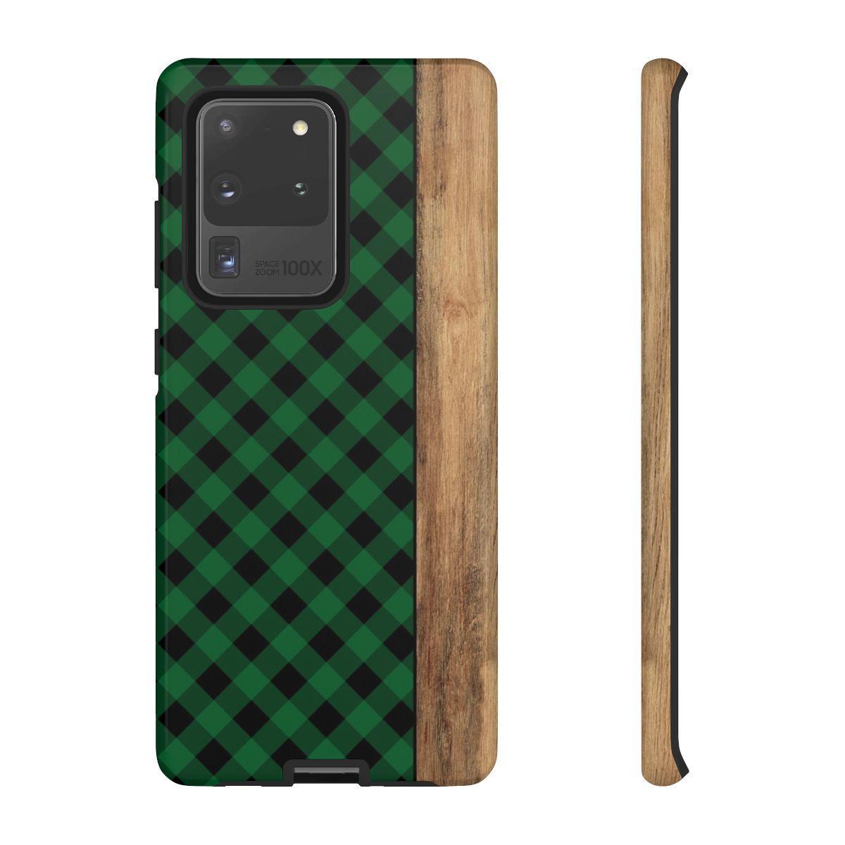 Green Plaid Tough Case