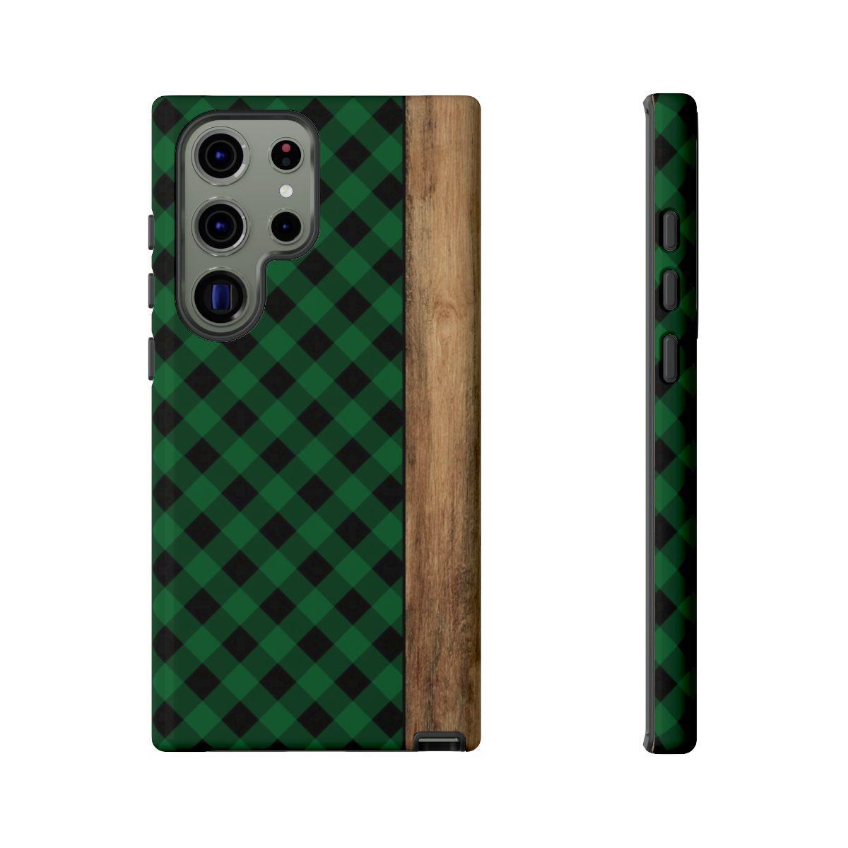 Green Plaid Tough Case