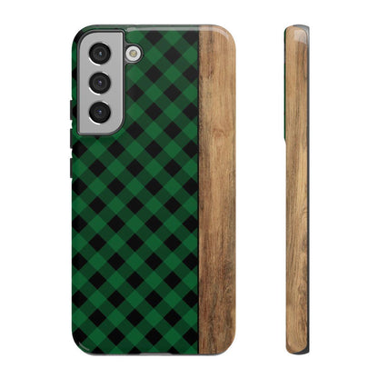 Green Plaid Tough Case