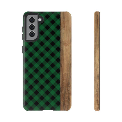 Green Plaid Tough Case