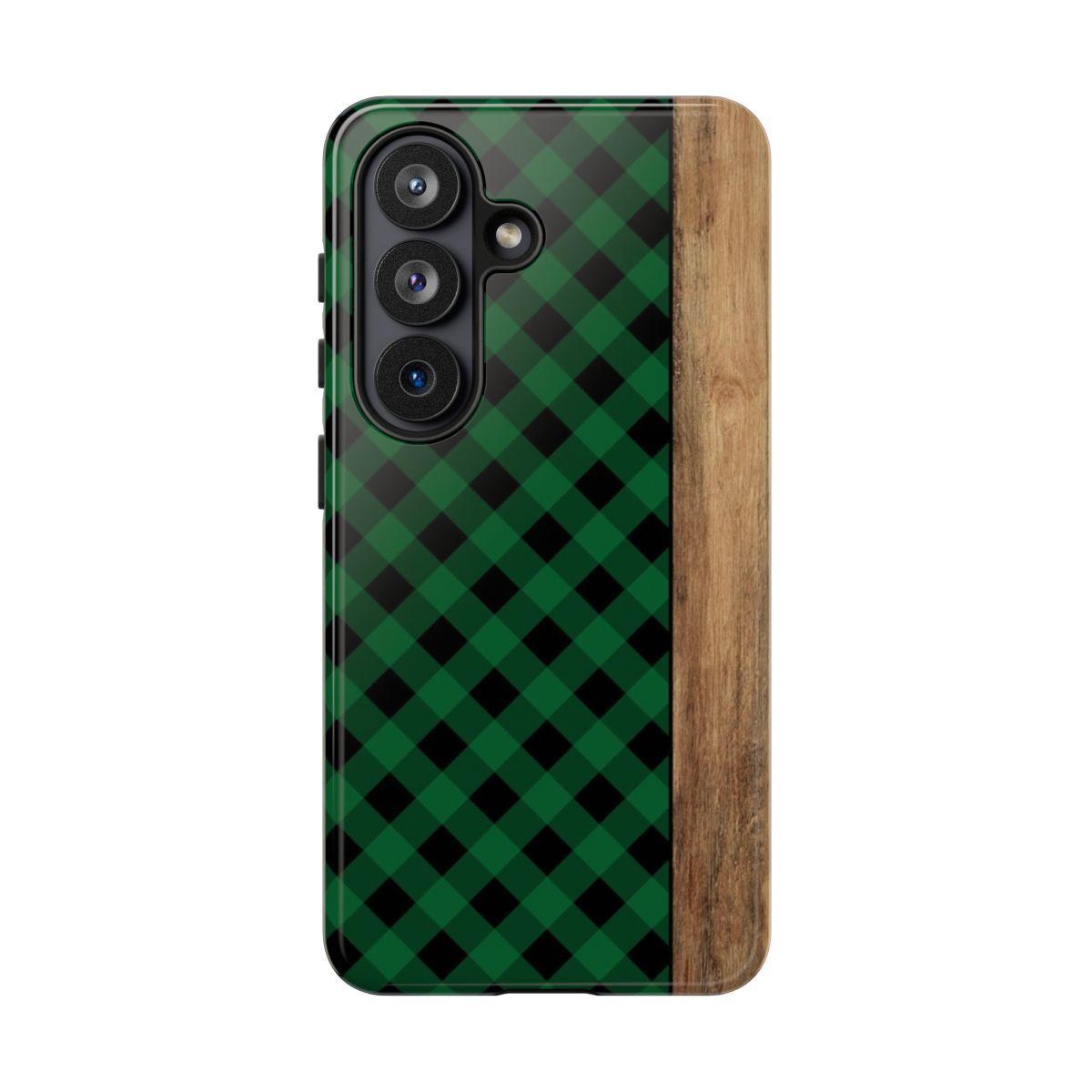 Green Plaid Tough Case
