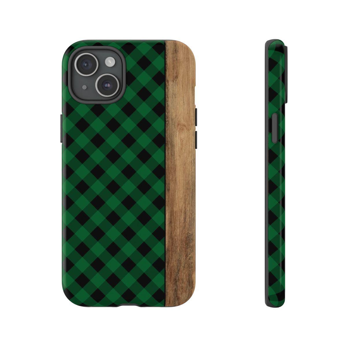 Green Plaid Tough Case