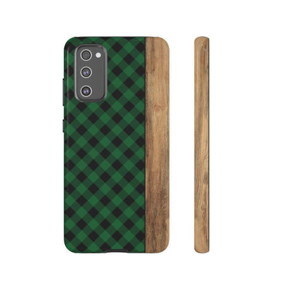 Green Plaid Tough Case
