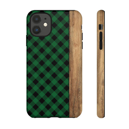 Green Plaid Tough Case