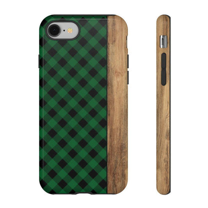 Green Plaid Tough Case
