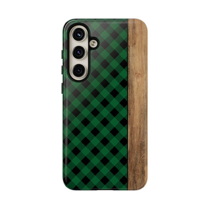 Green Plaid Tough Case