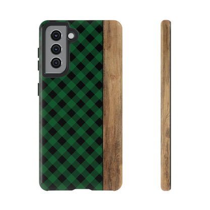 Green Plaid Tough Case