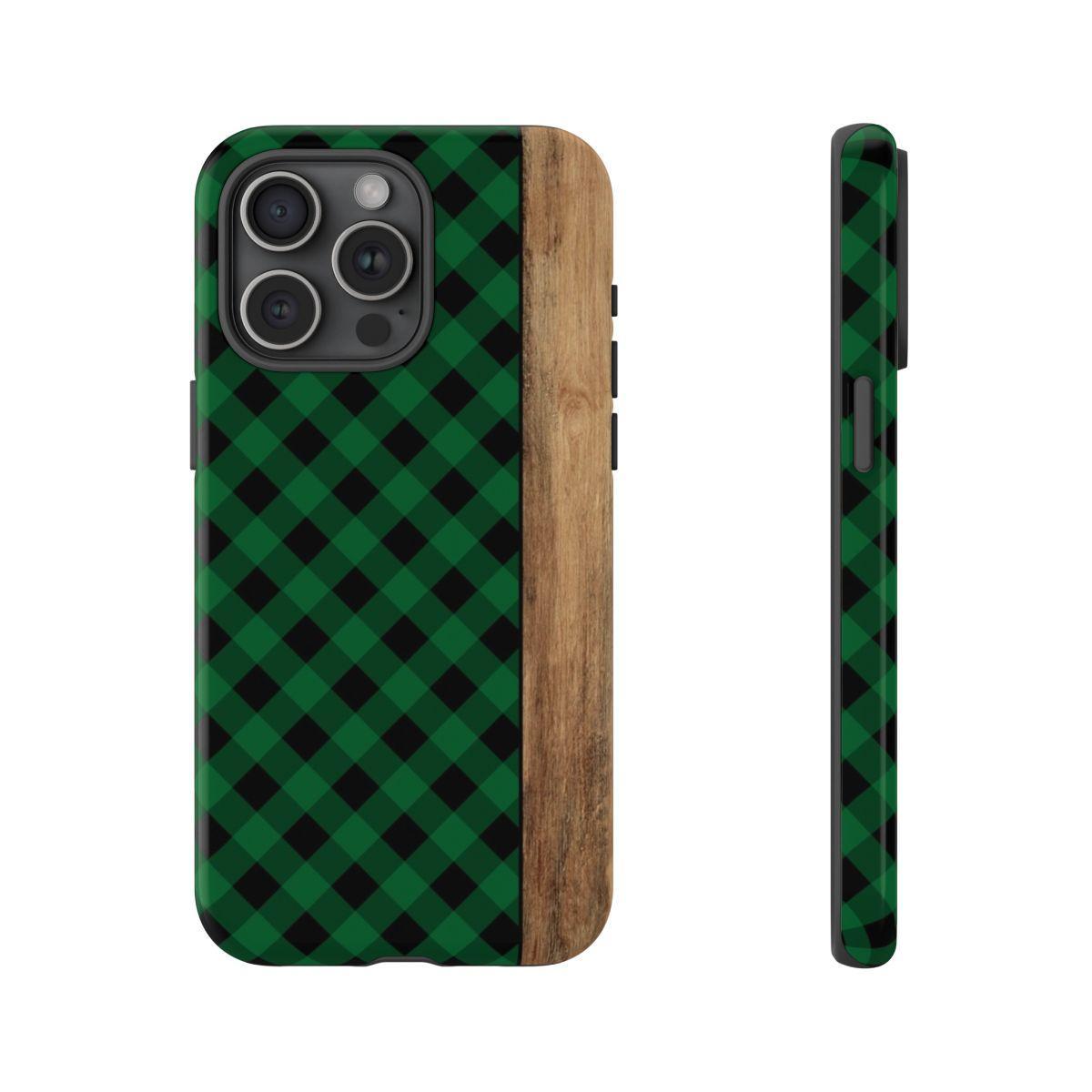 Green Plaid Tough Case