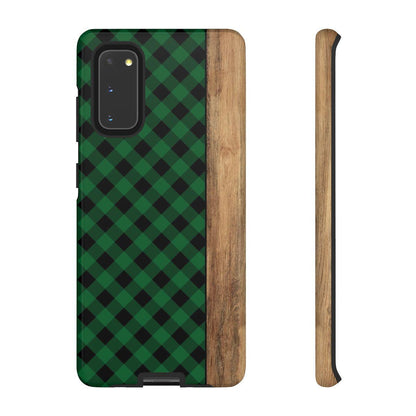 Green Plaid Tough Case