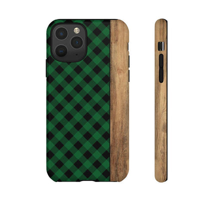 Green Plaid Tough Case