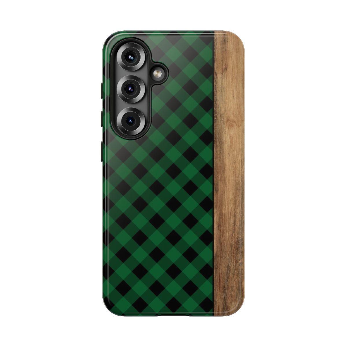Green Plaid Tough Case