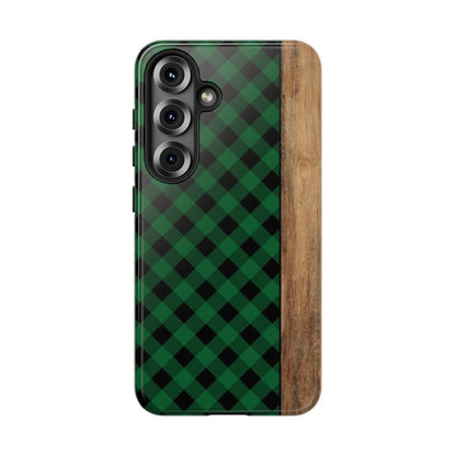 Green Plaid Tough Case