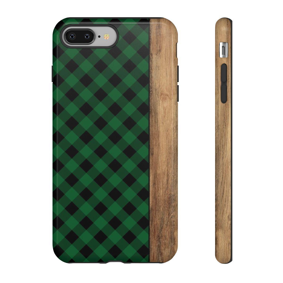 Green Plaid Tough Case
