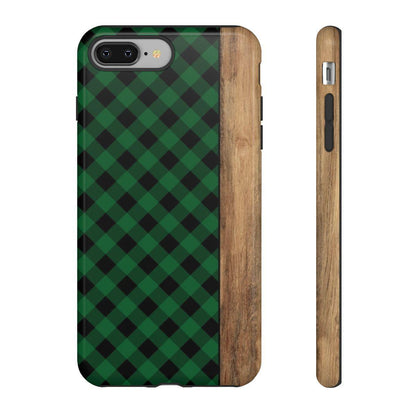 Green Plaid Tough Case
