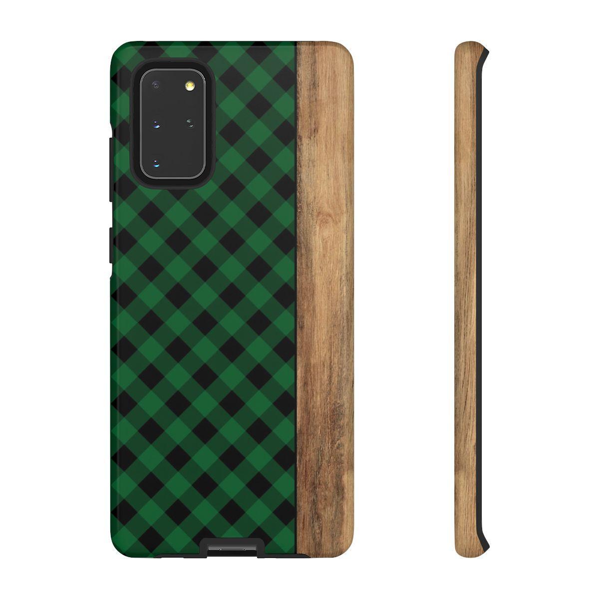 Green Plaid Tough Case