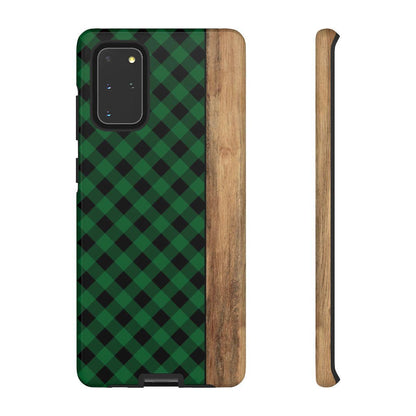 Green Plaid Tough Case