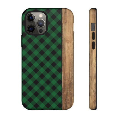 Green Plaid Tough Case