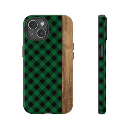 Green Plaid Tough Case
