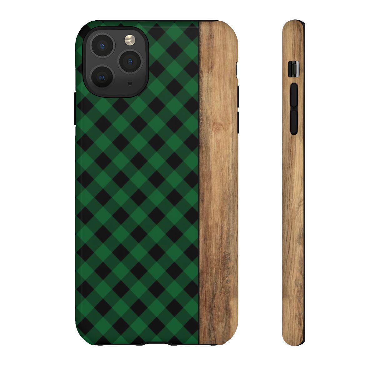 Green Plaid Tough Case