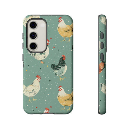 Polka Dot Chickens Tough Case