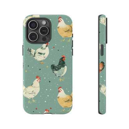 Polka Dot Chickens Tough Case
