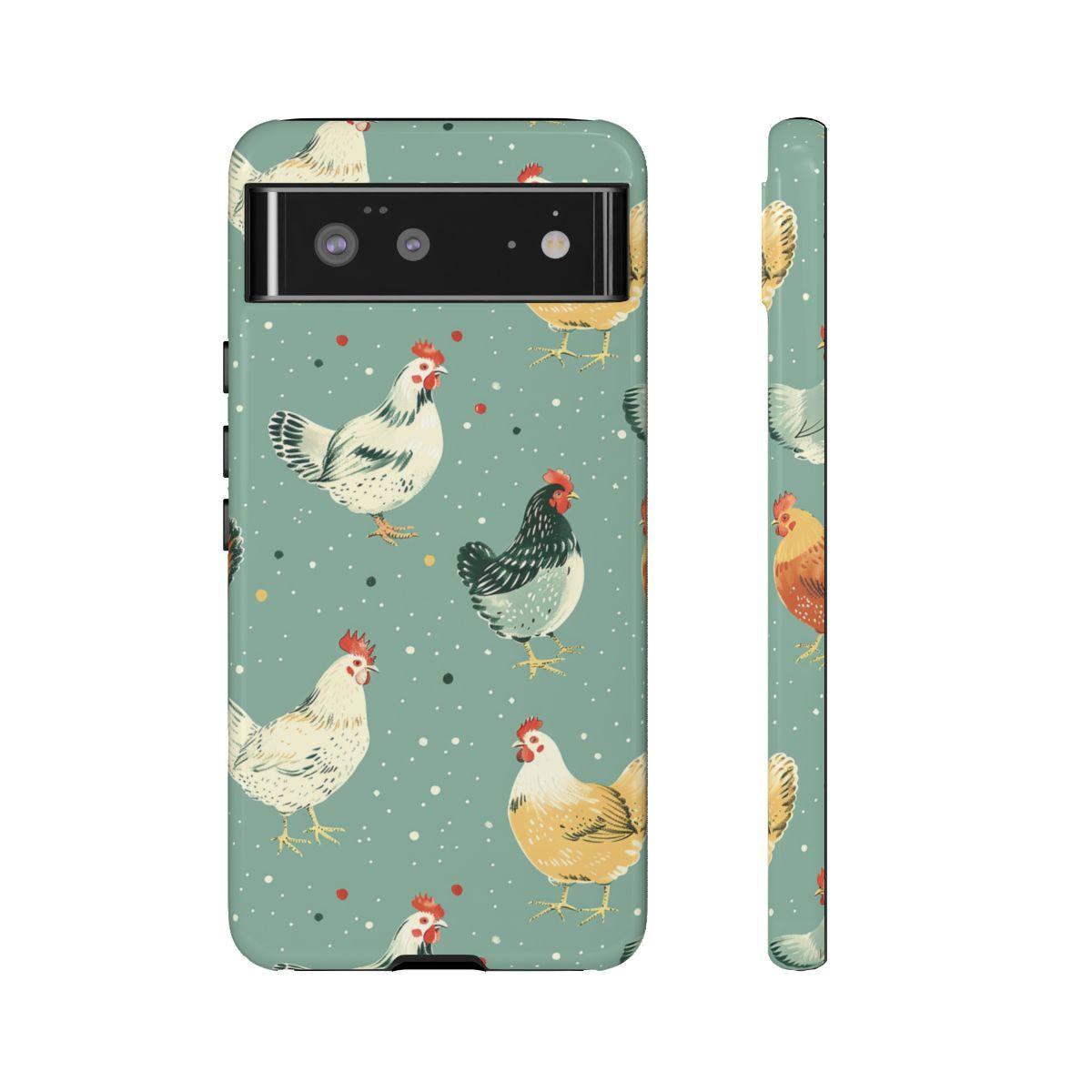 Polka Dot Chickens Tough Case