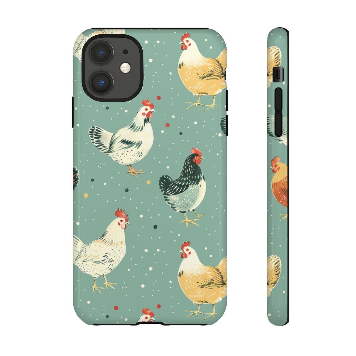 Polka Dot Chickens Tough Case