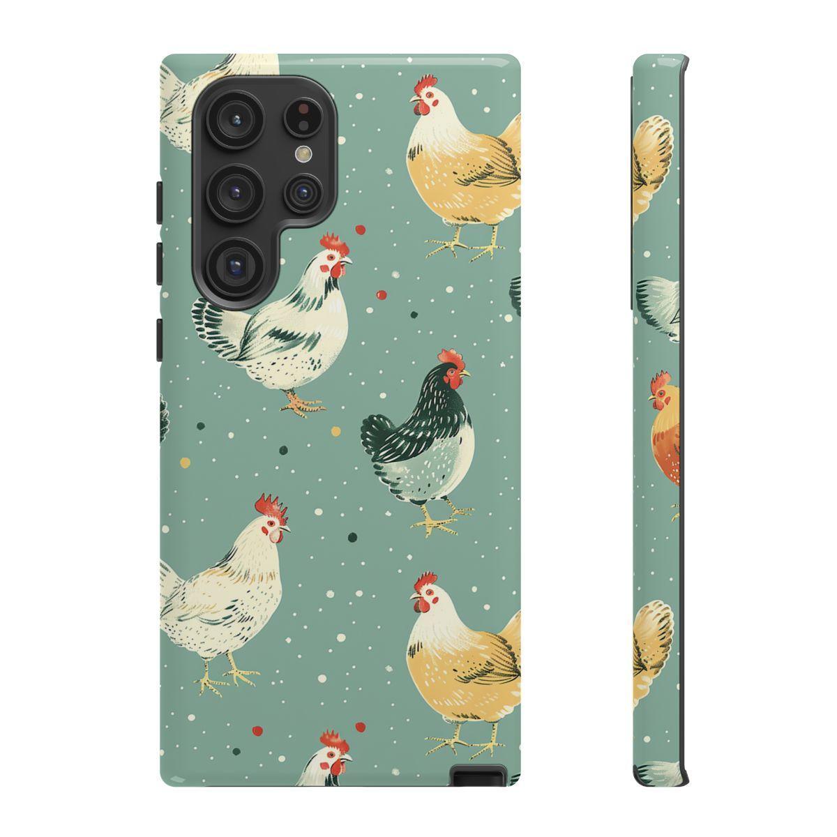 Polka Dot Chickens Tough Case
