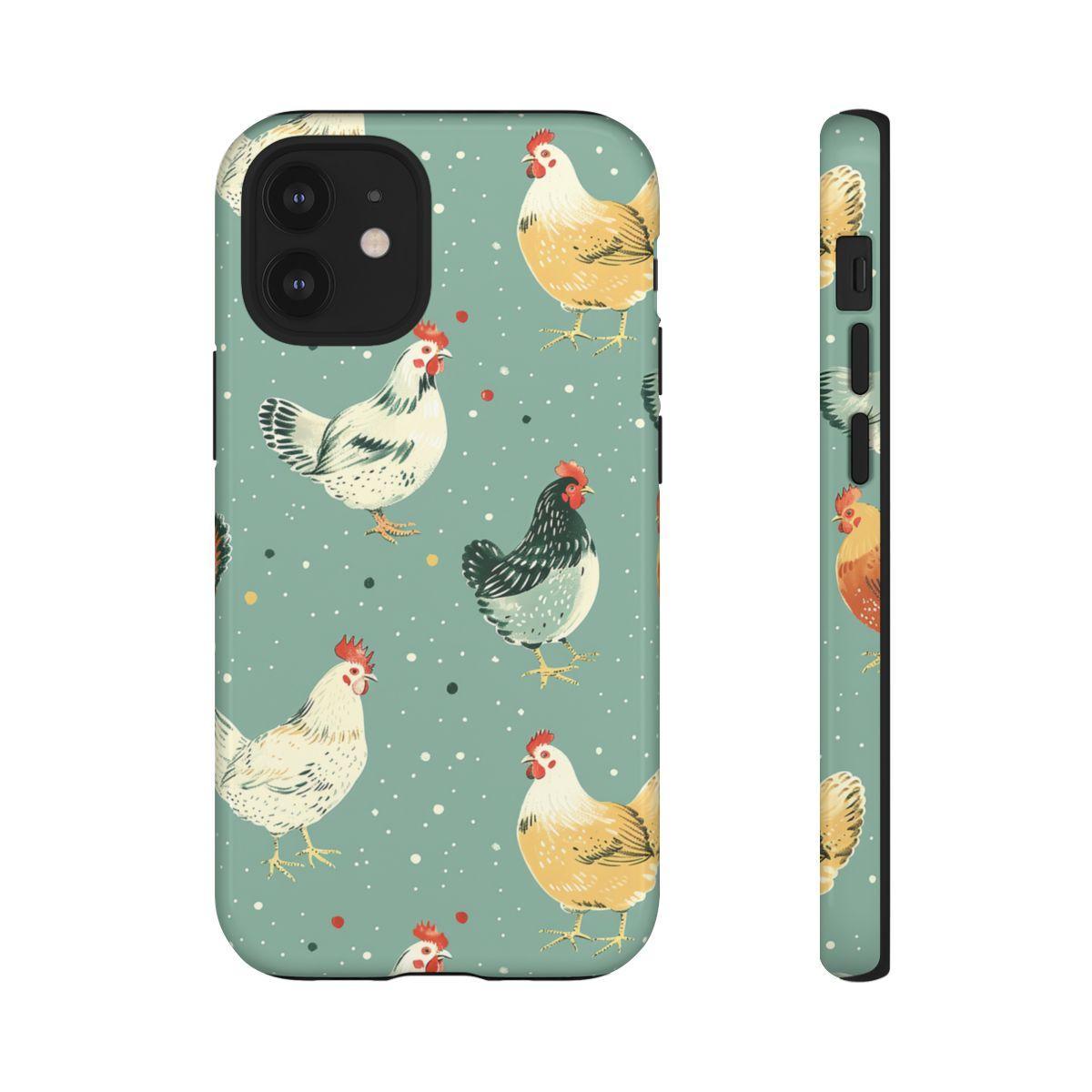 Polka Dot Chickens Tough Case