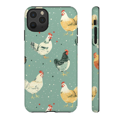 Polka Dot Chickens Tough Case