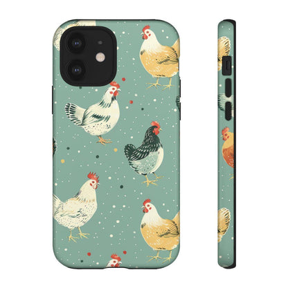 Polka Dot Chickens Tough Case