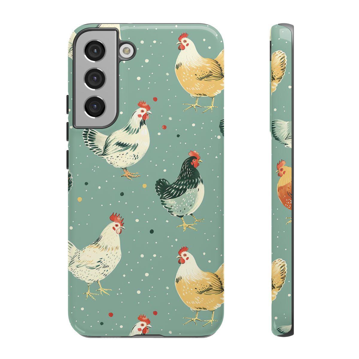Polka Dot Chickens Tough Case