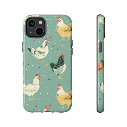 Polka Dot Chickens Tough Case