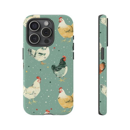 Polka Dot Chickens Tough Case