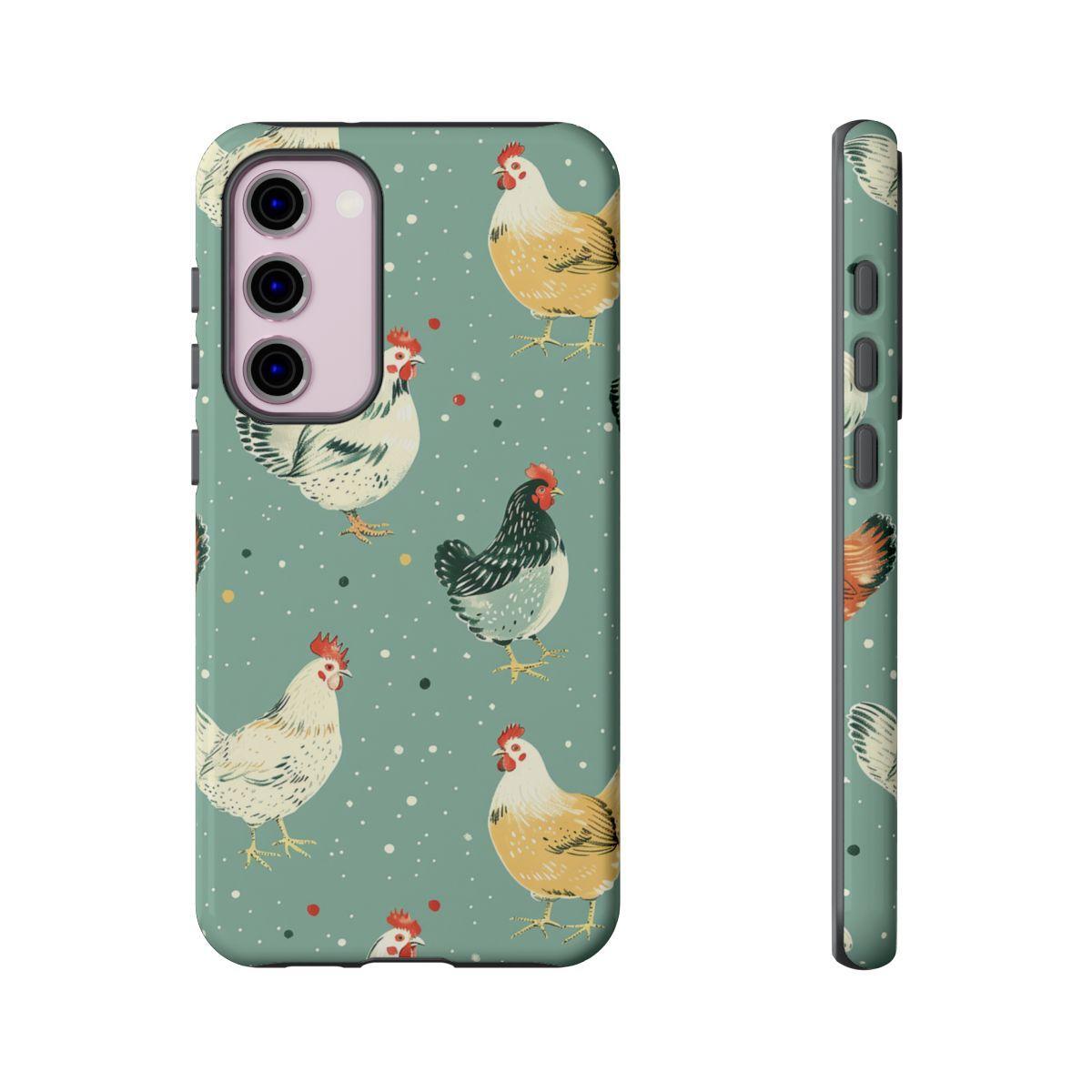 Polka Dot Chickens Tough Case