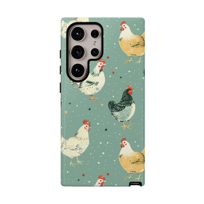 Polka Dot Chickens Tough Case