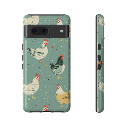 Polka Dot Chickens Tough Case