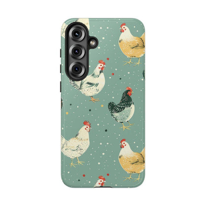 Polka Dot Chickens Tough Case