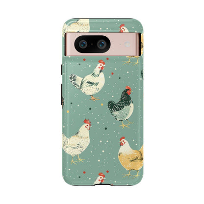 Polka Dot Chickens Tough Case